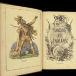 1864 Native American INDIAN Customs Montezuma Pocahontas Tecumseh Tupac Capac