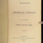 1864 Native American INDIAN Customs Montezuma Pocahontas Tecumseh Tupac Capac