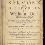 1652 PURITAN 1ed English Bible Sermons William Dell Cambridge CROMWELL London