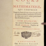 1697 Ozanam Mathematics PHYSICS Machines Forts Perspective Pulleys 64 PLATES