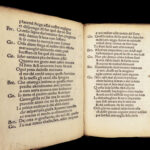 1518 Italian Renaissance Poetry 1ed Egloga Rustic Pastoral Poems Legacci Siena