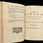 1681 Dutch Mathematics 1ed Sinuum & Logarithms Trigonometry Astronomy Vlacq