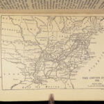 1903 Confederate Stonewall Jackson American Civil War Battle MAPS Henderson