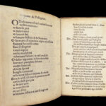 1518 Italian Renaissance Poetry 1ed Comedia de FORTUNA Siena Humanism Trinci