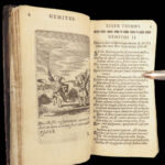 1679 Emblems ART Pia Desideria Herman Hugo Emblemata Illustrated Pope Urban VIII