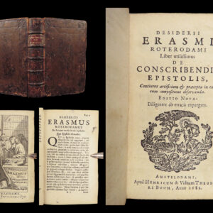 1682 Erasmus of Rotterdam On the Writing of Letters Latin Rhetoric Humanism