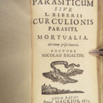 1672 Ancient Rome FUNERALS 1ed Ceremonies Customs Hooghe ART Kirchmann Funeribus