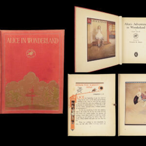 1938 Alice in Wonderland Lewis Carroll FAMOUS Lit Gwynedd Hudson Color ART