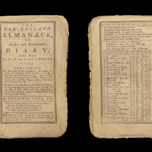 1777 New England Almanac 1ed Rhode Island Astronomy REVOLUTIONARY WAR printing