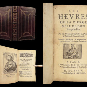 1639 BEAUTIFUL Book of Hours Blessed Virgin Catholic Liturgy Prayer Mariology