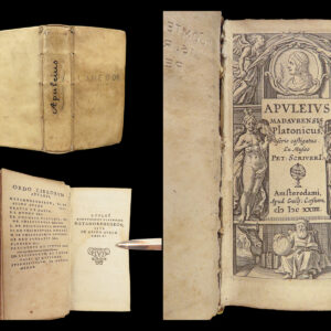 1624 Apuleius Metamorphoses MAGIC Socrates & Plato Philosophy Florida Golden Ass