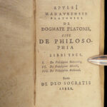 1624 Apuleius Metamorphoses MAGIC Socrates & Plato Philosophy Florida Golden Ass