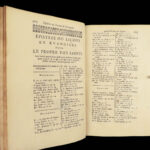 1693 Quesnel French NT BIBLE Commentary Jansenism BANNED 4v Antioch Provenance!