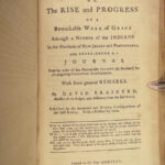 1765 David Brainerd 1ed Native American INDIAN Missionary Puritan Jon Edwards