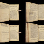 1678 Paradise Lost VERY RARE & EARLY John Milton + Regained 3-in-1 Poetry English