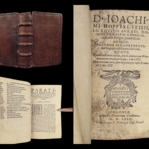 1580 dutch law 1ed joachim hoppers netherlands jurisprudence crime monks clerics