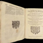 1640 Thesaurus Sacrorum Rituum Gavanto Catholic Church RITES Mysticism Cajetan