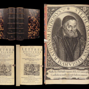 1619 Etienne Pasquier Letters France Jesuits Henry IV Poetry Parlement Pithou 2v