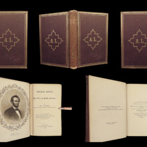 1865 Abraham Lincoln 1st ed Life by Phebe Hanaford Gettysburg Address Civil War