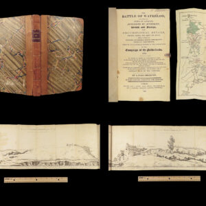 1815 Battle of Waterloo Napoleon Netherlands Campaign Color Illustrated MAPS