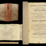 1815 Battle of Waterloo Napoleon Netherlands Campaign Color Illustrated MAPS