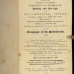 1815 Battle of Waterloo Napoleon Netherlands Campaign Color Illustrated MAPS