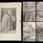 1887 EXQUISITE Fine Binding Saint Louis Renaissance France ART Illustrated