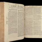 1704 ENORMOUS Jesuit BIBLE Commentary HUGE MAP Old Testament Psalms Tirinus