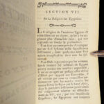 1772 EGYPT and CHINA Architecture Science Jesuit MAP 2v Cornelius de Pauw