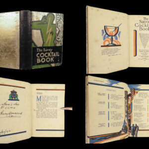 1930 Craddock SIGNED Savoy Cocktail 1ed Liquor Alcohol Prohibition Art Deco UK