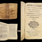 1622 Hippocrates Medicine SECRETS Aphorisms Surgery 1st Guillemeau Commentary