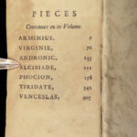 1698 Galbert de Campistron 1st ed PLAYS Tragedy Theater Arminius Phocion Oeuvres