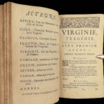 1698 Galbert de Campistron 1st ed PLAYS Tragedy Theater Arminius Phocion Oeuvres
