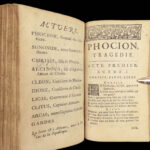 1698 Galbert de Campistron 1st ed PLAYS Tragedy Theater Arminius Phocion Oeuvres