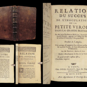 1725 SMALLPOX 1ed Epidemics in England Disease Inoculation Jurin Medicine Cures
