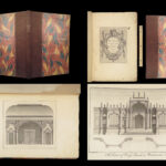 1744 Architecture ENGLISH Inigo Jones & Kent Illustrated ART Columns Chimneys