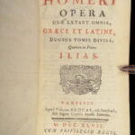 1747 Homer The ILIAD Trojan War Latin GREEK Mythology Brocas Achilles ZEUS