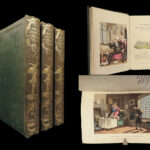 1828 EXQUISITE Tour Doctor Syntax Combe Illustrated Comic 3v 80 Color Plates ART
