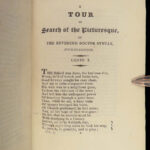 1828 EXQUISITE Tour Doctor Syntax Combe Illustrated Comic 3v 80 Color Plates ART