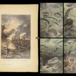 1896 Jules VERNE 20,000 Leagues Under Sea French Illustrated Sci-Fi CLASSIC