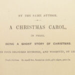 1845 Charles Dickens 1ed Chimes Christmas Books Classic Goblins RIVIERE Leather!