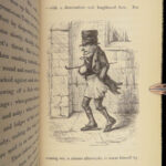 1845 Charles Dickens 1ed Chimes Christmas Books Classic Goblins RIVIERE Leather!