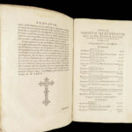 1581 Juan Medina Spanish Catholic Penitence Saint Ildefonsus HUGE Vellum FOLIO