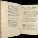 1581 Juan Medina Spanish Catholic Penitence Saint Ildefonsus HUGE Vellum FOLIO
