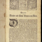 1736 HUGE Calvin Piscator BIBLE German Biblia Swiss Bern Switzerland Reformed