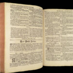 1736 HUGE Calvin Piscator BIBLE German Biblia Swiss Bern Switzerland Reformed