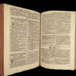 1736 HUGE Calvin Piscator BIBLE German Biblia Swiss Bern Switzerland Reformed