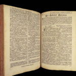 1736 HUGE Calvin Piscator BIBLE German Biblia Swiss Bern Switzerland Reformed