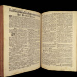 1736 HUGE Calvin Piscator BIBLE German Biblia Swiss Bern Switzerland Reformed