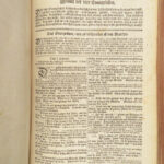 1736 HUGE Calvin Piscator BIBLE German Biblia Swiss Bern Switzerland Reformed